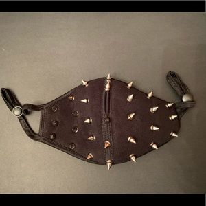 Spike thick face mask spiky rave mask